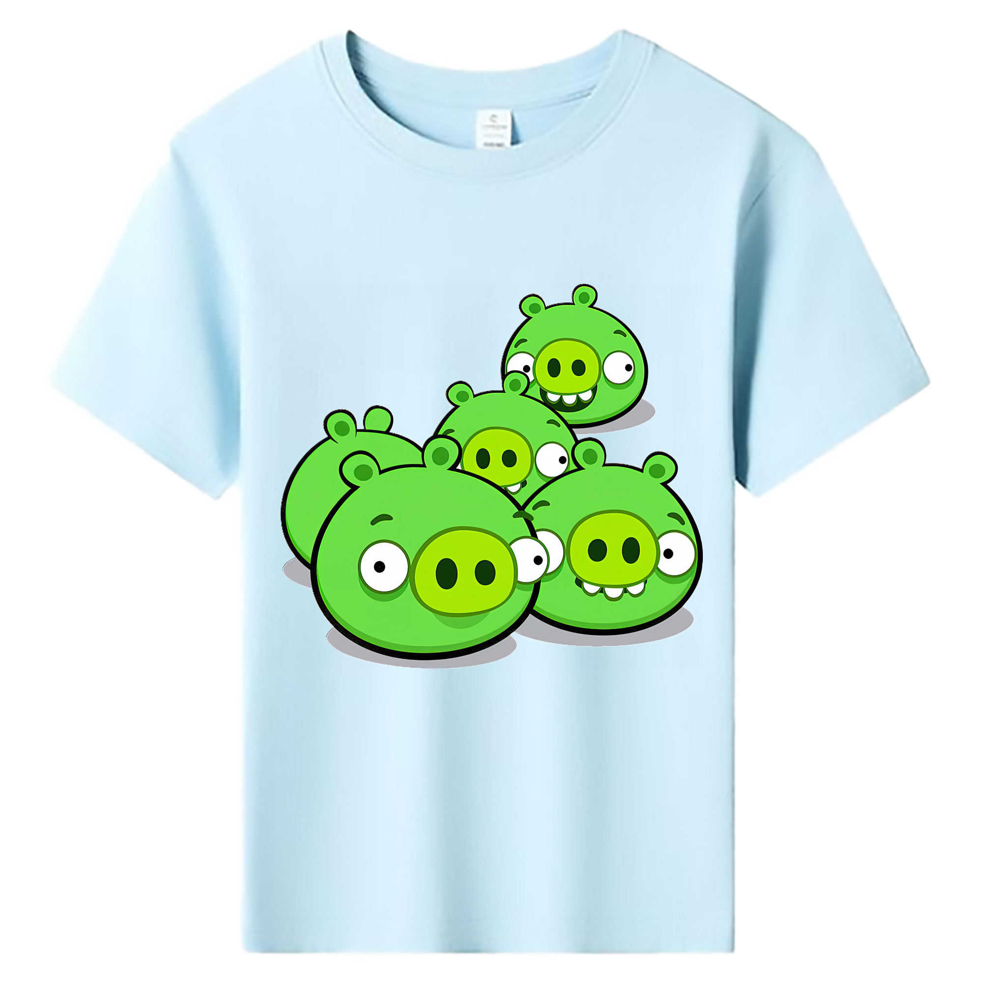（画像用） Angry Birds アングリーバード 綿100％キッズTシャツ（フロントプリント）